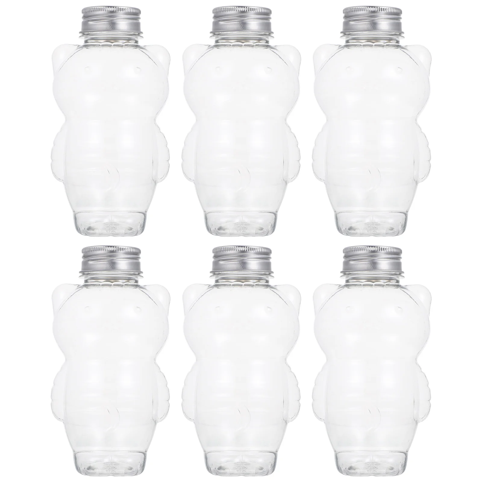 

6Pcs Bottle Clear Beverage Bottle Fruit Tea Bottles Bottle