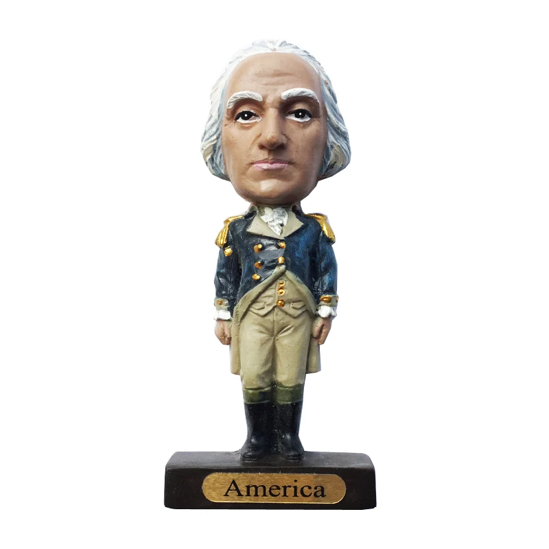 

American Creative Humanistic Tourism Commemorative Decoration Stereoscopic George Washington Presidential Magnet Fridge Magnet