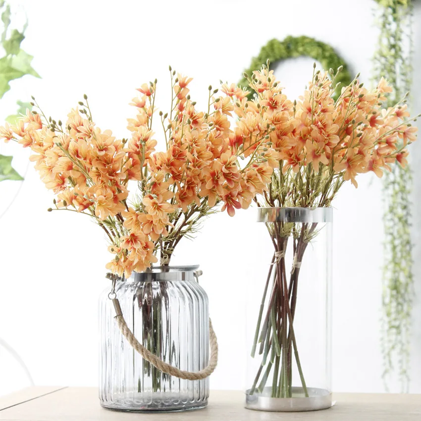 

40pcs Artificial Winter Jasmine Silk Flower Fake Lilac Flower