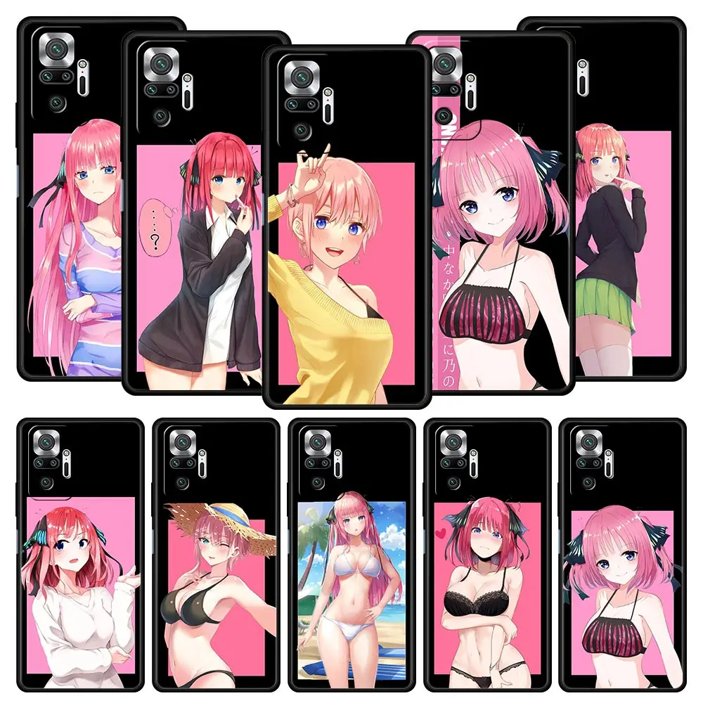 

Soft Phone Case For Xiaomi Redmi Note 10 11 9 8 Pro 9S 7 8T 9T 9A 8A 9C K50 K40 Gaming Cover The Quintessential Quintuplets Nino