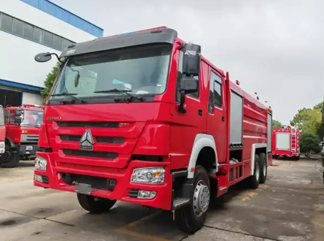 6*4 LHD/RHD 420 л.с. Евро2-Евро6 SINOTRUK HOWO 16cbm пенопластовый и водный пожарный грузовик