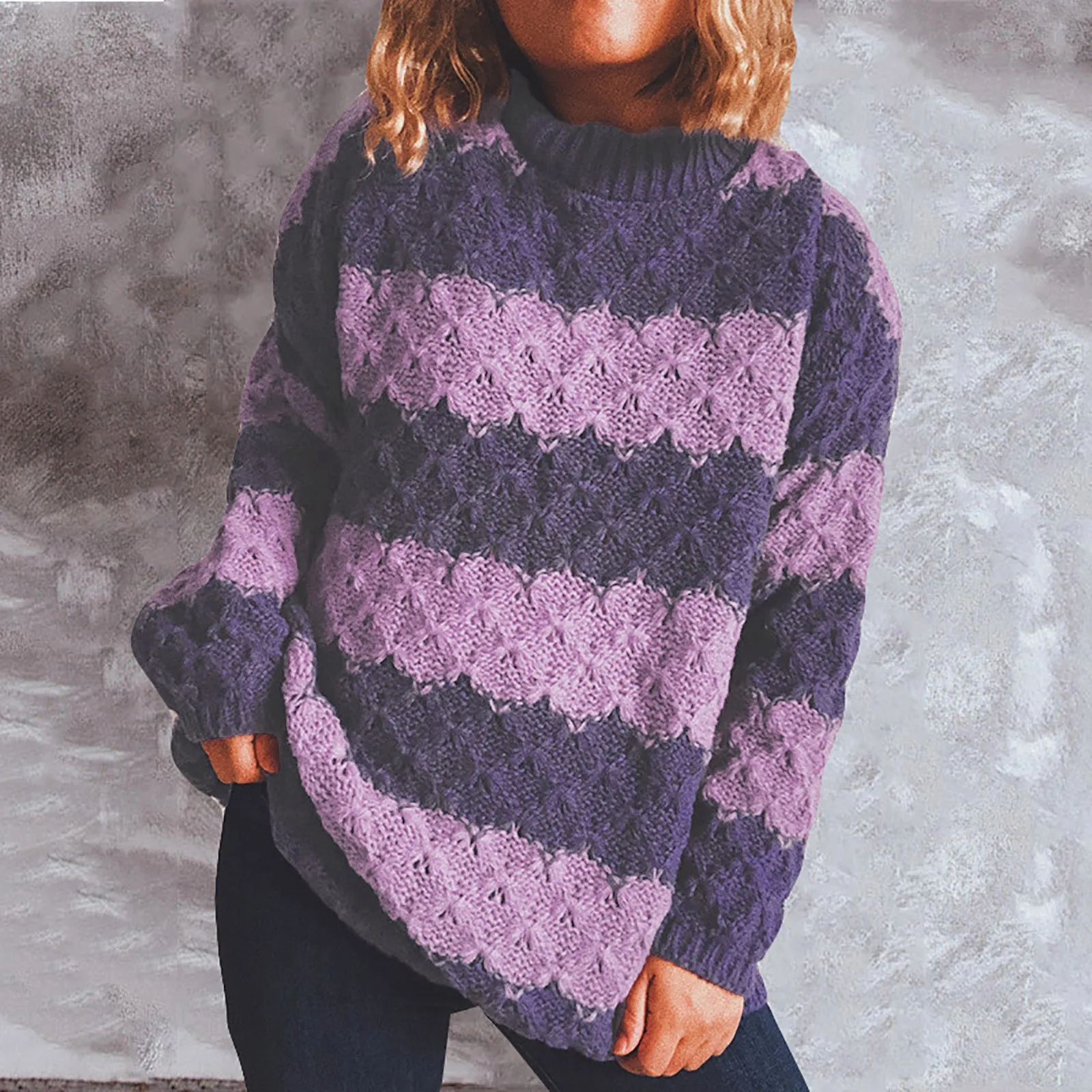 

Long Acrylic Sweaters Spawn Sweater Ladies Winter Autumn Pullover Striped Cardigans Sweater Coat Girls Winter Clothes Size 6