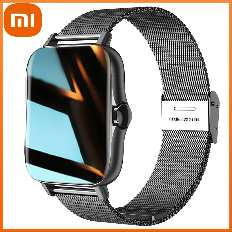 

Xiaomi For Apple Huawei Phone Reloj Inteligente Hombre Smartwatch Men Bluetooth Call Smart Watch Man Woman Full Touch IP68