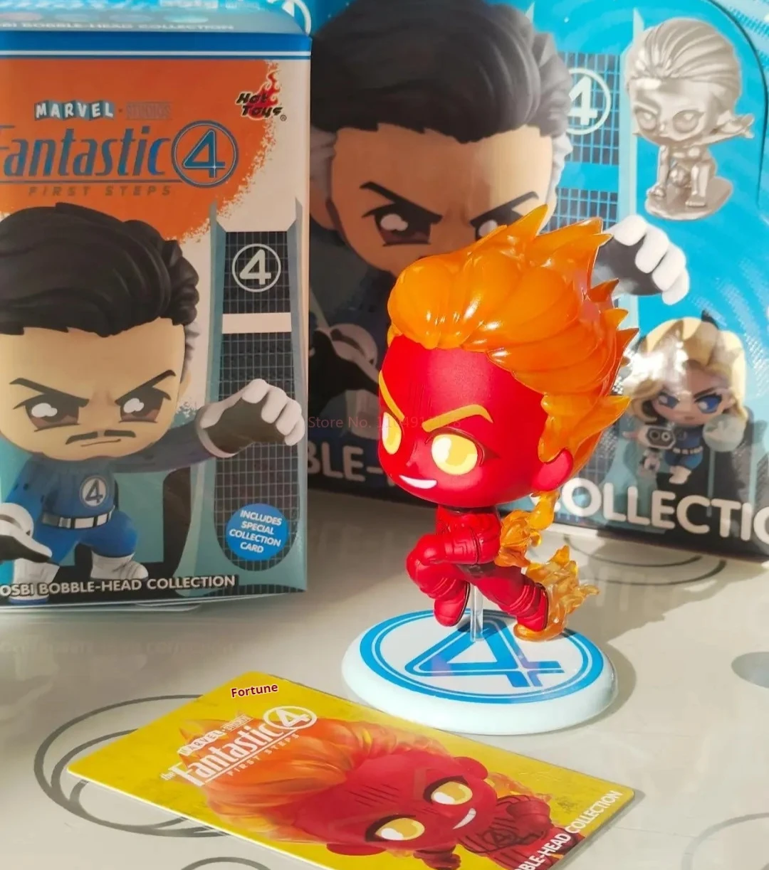 Подлинные Hottoys Cosbi The Fantastic Four First Steps слепая коробка Mystery Box миниатюрная модель аниме фигурки игрушки декор для рабочего стола подарок (art.: 3920d100bd138) - 3920d100bd138