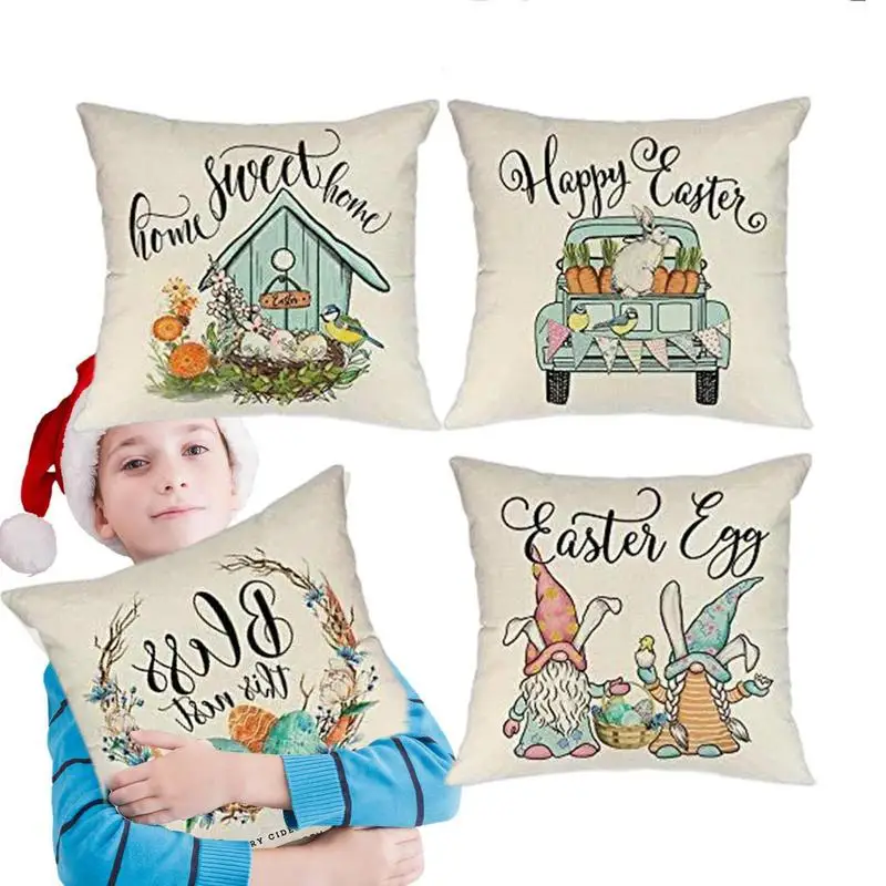 

4 шт., пасхальные наволочки в виде кролика