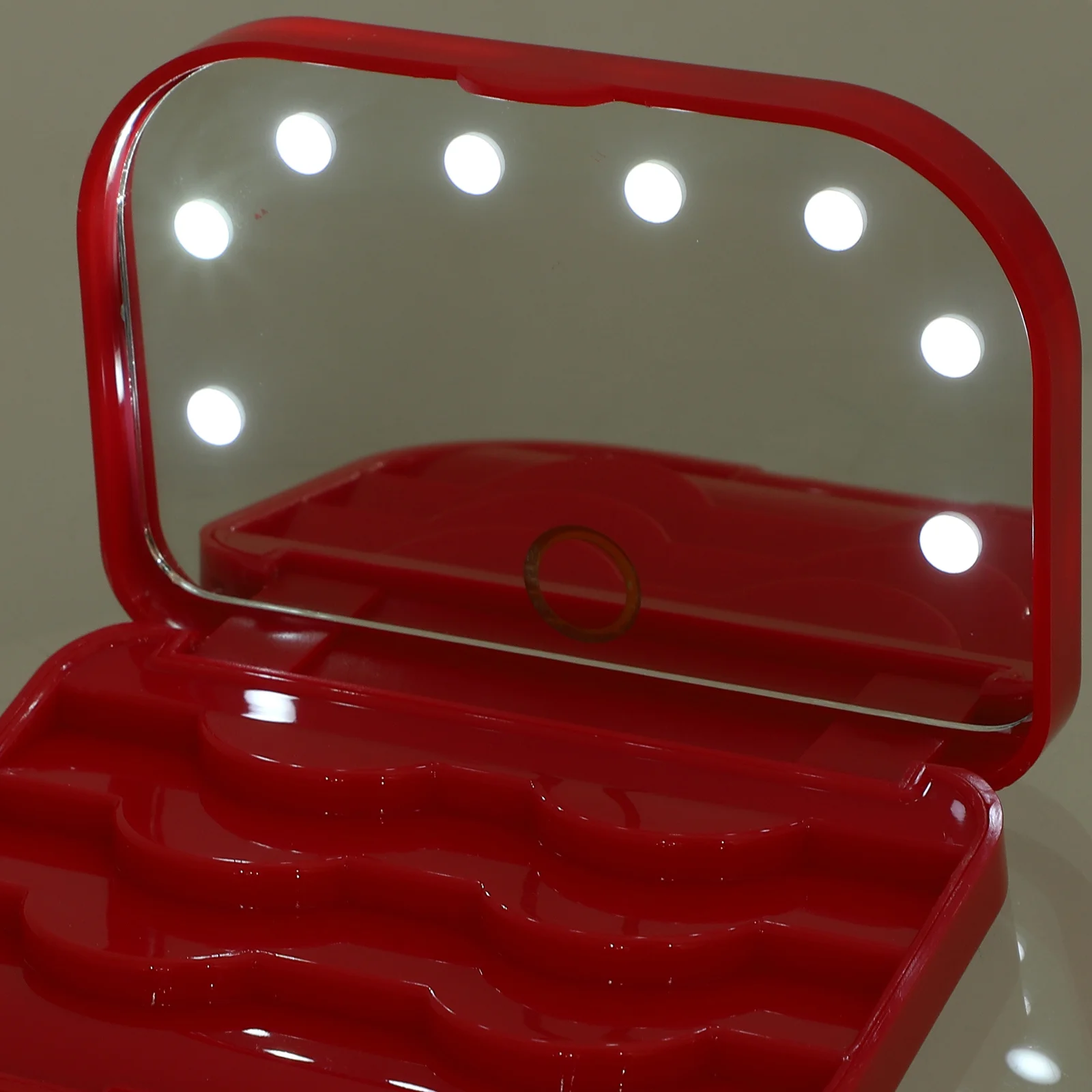 Органайзер для хранения макияжа держатель коробки ресниц небольшой дорожный