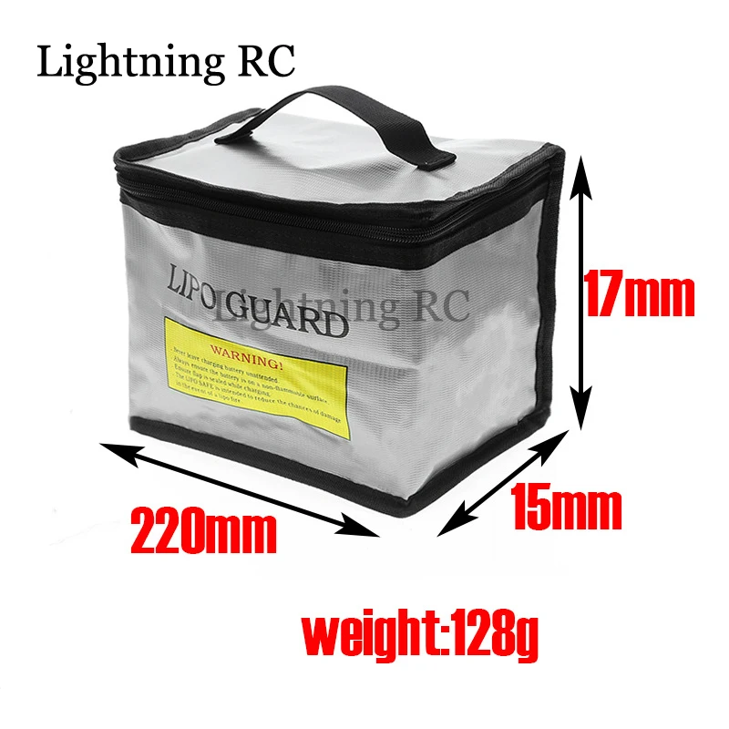 

Fireproof Waterproof Lipo Battery Explosion Proof Safety Bag Fire Resistant for Lipo Battery FPV Racing Drone RC Model E1150