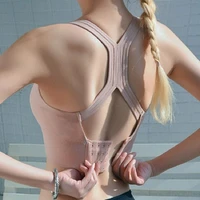 women sports bras underwear lingerie add pad bra yoga fitness comfortable push up cotton tops vest