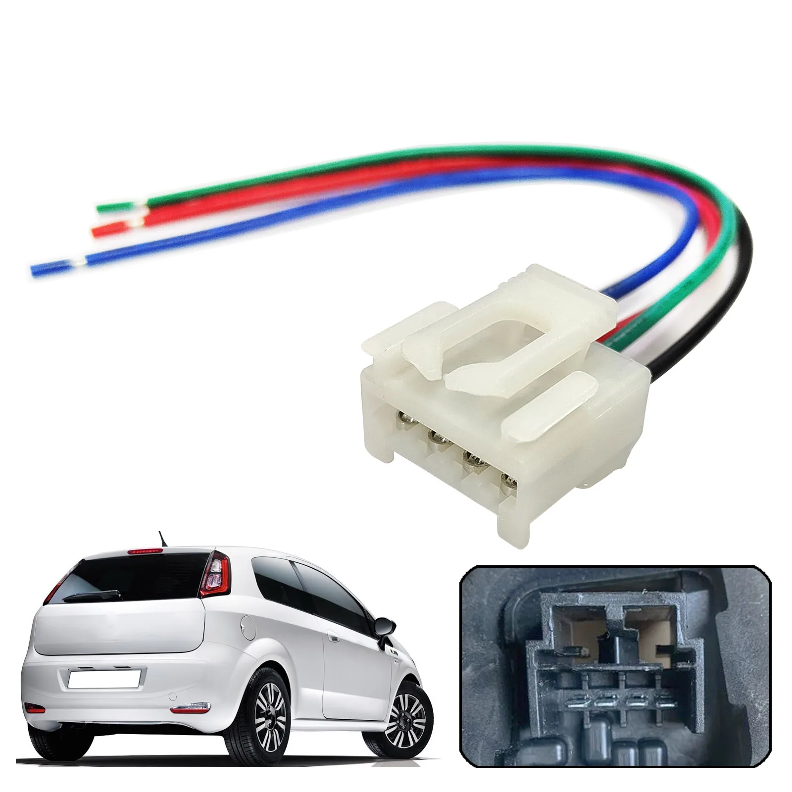 

Для Fiat Grande Punto EVO Alfa Romeo 147 156 159 GT задний фонарь, 4-контактный разъем, косичка, жгут проводов 12495980