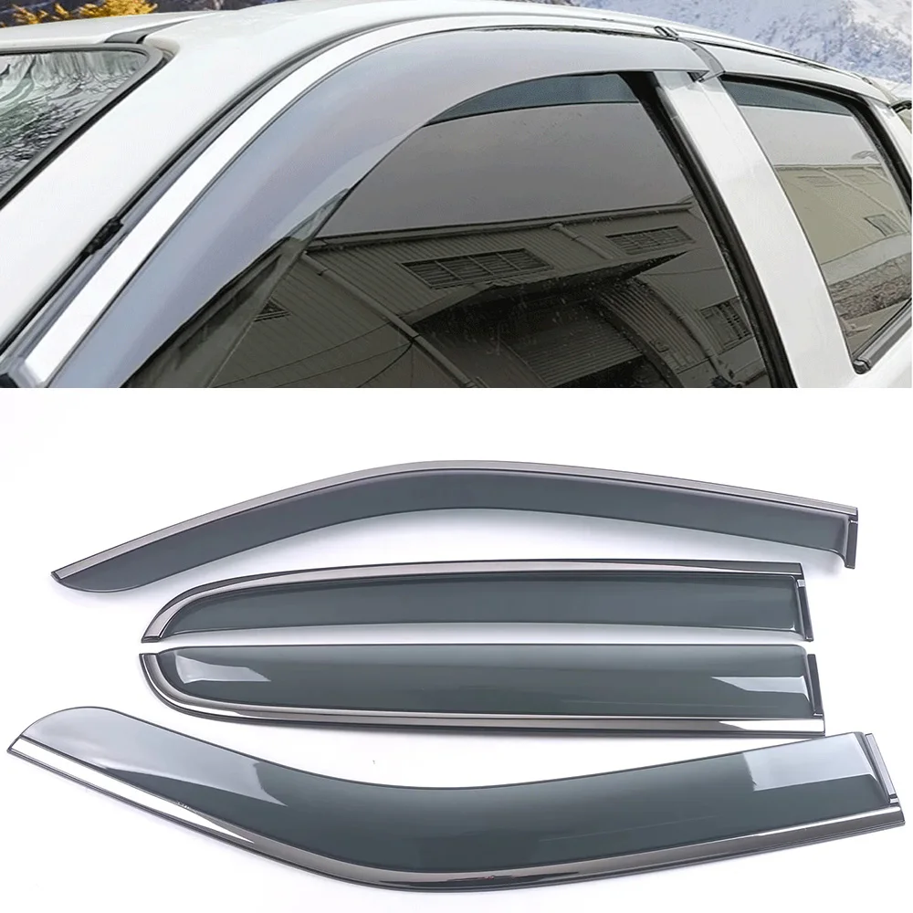 

Для Isuzu D-MAX DMAX 2021 2022 2023 хромированный молдинг отделка ветровой козырек дефлекторы автомобильный оконный козырек дверь боковое окно Защита от солнца дождя