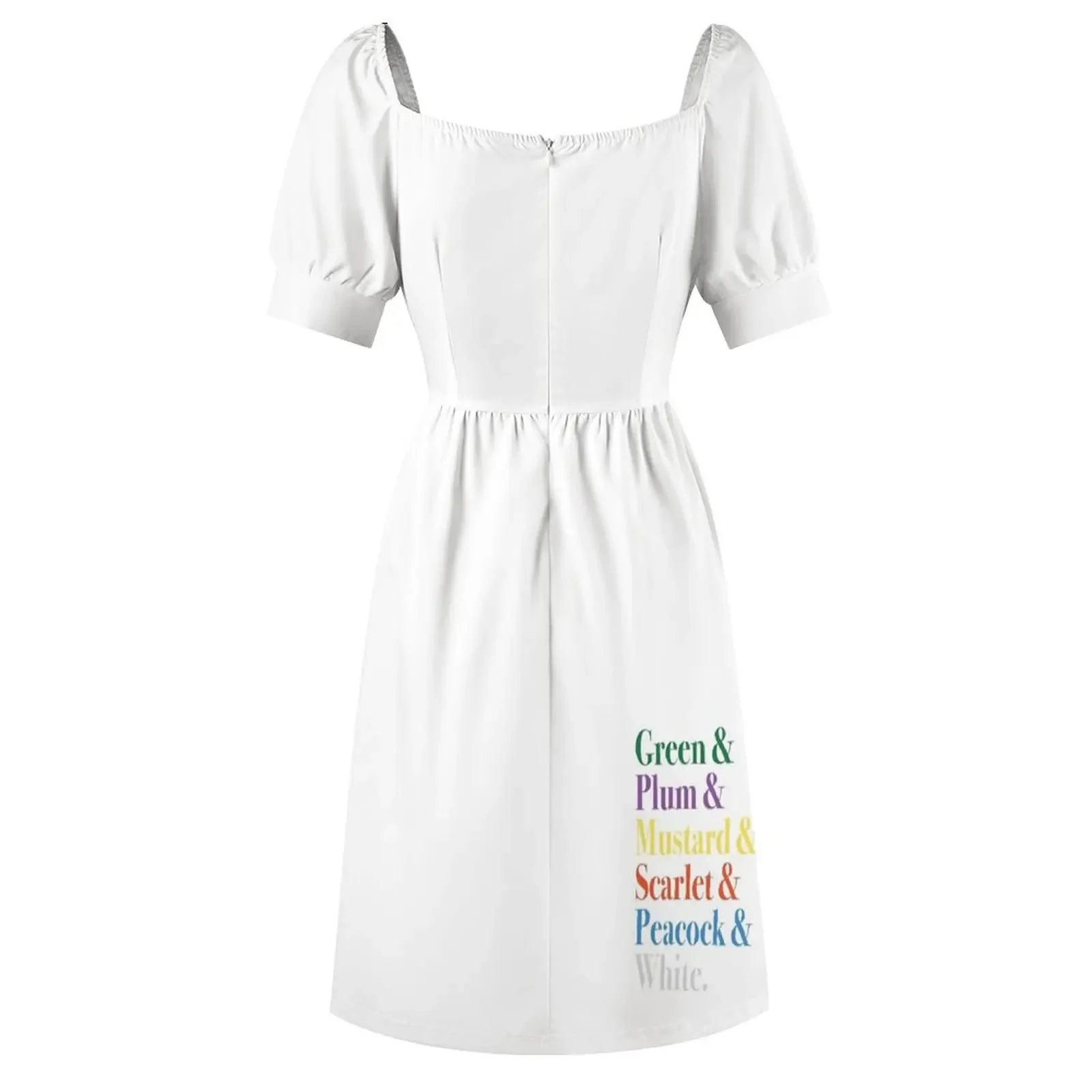 Платье с короткими рукавами The Game of Clue летние платья женские 2021