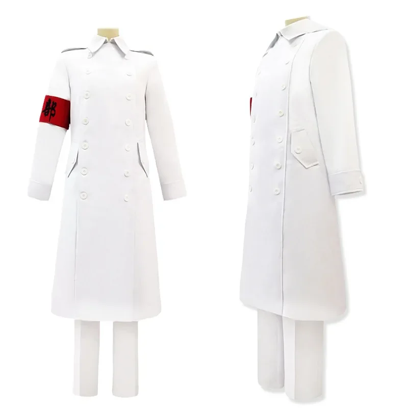 Аниме Токио Мстители Косплей Костюм Парики Seishu Inui Kokounoi Hajime Белая Униформа Набор