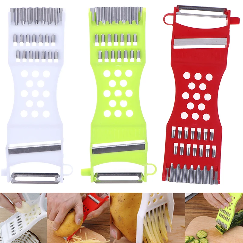 

Vegetable Cutter Multifunctional Slicer Fruit Potato Peeler Carrot Grater Kitchen Gadgets Adjustable Vegetable Slicer