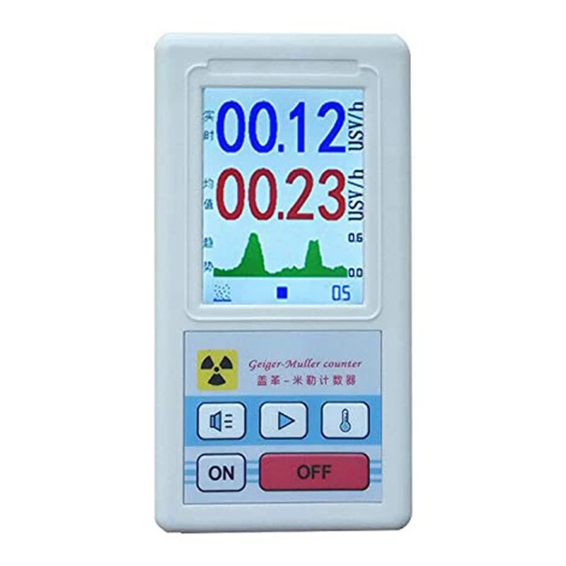 

Spot Goods Nuclear Radiation Detector, BR-6 Type Geiger Counter, LCD Radioactive Tester, Dosimeter Marble Detector Portable Mete