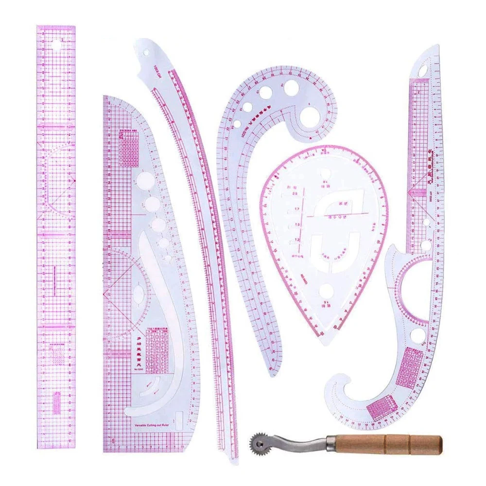 

Precision 7pcs/set Curve Metric Ruler Multifunction Sewing Dress Making Tailor Tool DIY Projects Durable Tools Curve Ruler