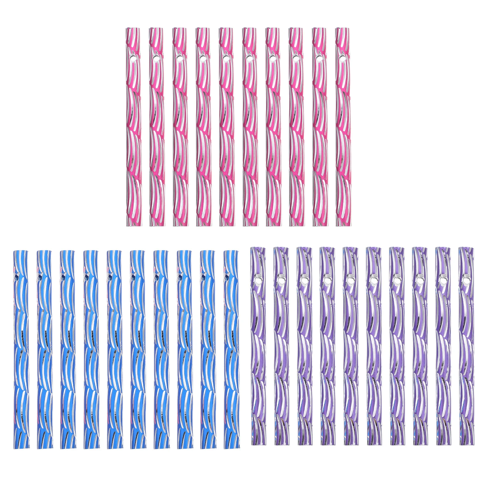 

60pcs Garden Wind Chime DIY Tube Pipe Wind Chime Making Iron Pipe Empty Pipes