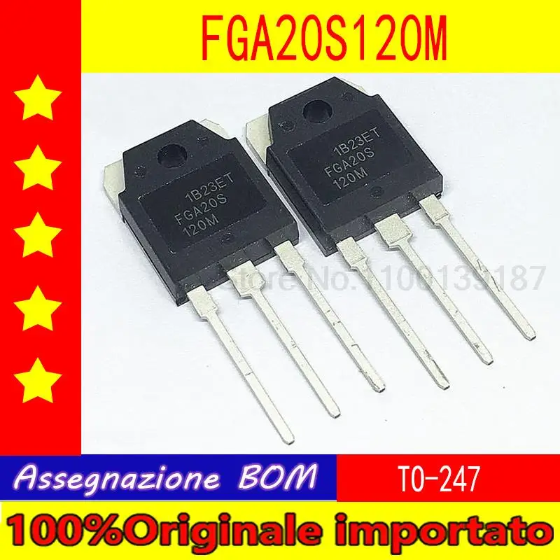 

10 шт./лот FGA20S120M TO-247 IGBT электромагнитный Триод духовки 1200 в 20A