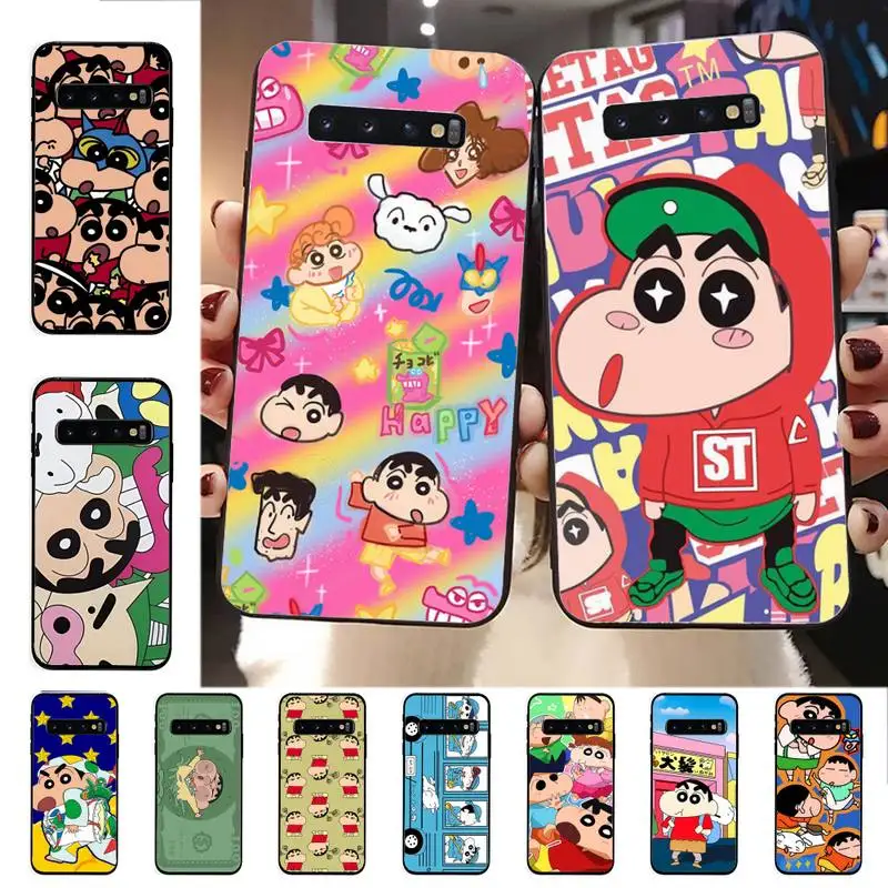 

C-Crayons Shin Funny Boys Chans Phone Case For Samsung Galaxy S 20lite S21 S21ULTRA s20 s20plus S21plus 20UlTRA cover