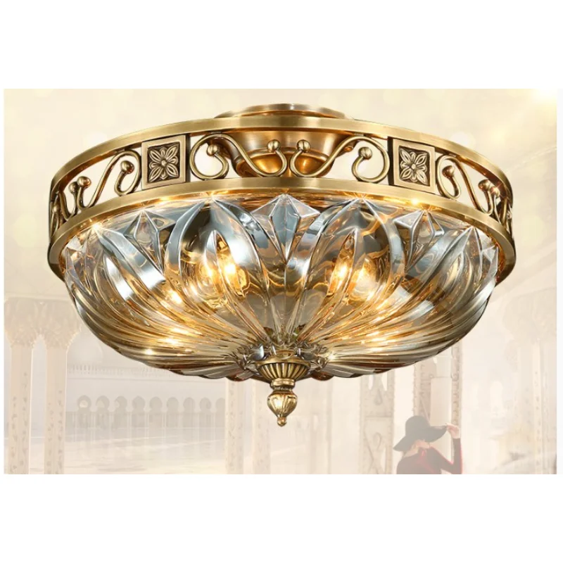 

Led Art Chandelier Pendant Lamp Ceiling Light Modern European D42cm H29cm Decra Bronze Crystal Style Design Copper Luster