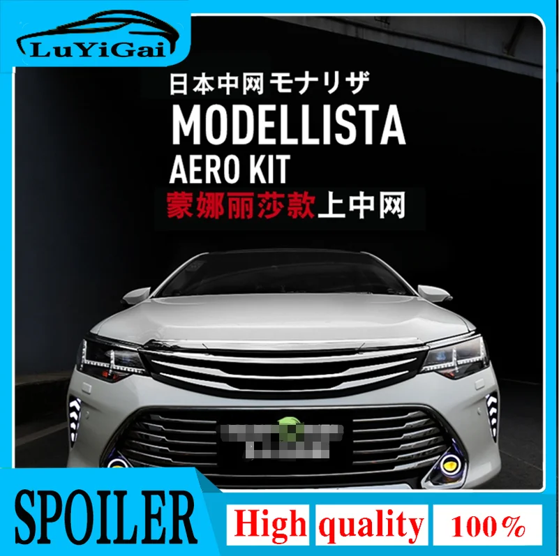 

For Toyota Camry 2015 2016 Exterior ABS Chrome Grille Modify Front Grilles Shiny Front Center Mesh Grills Decoration Auto Part