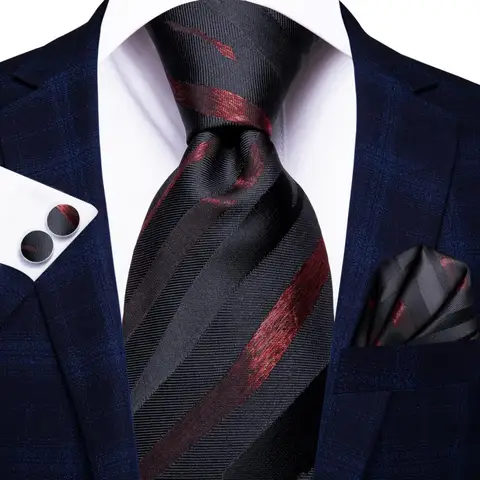 Hi-Tie черные золотые Пейсли 63 дюйма шелковые мужские удлиненные галстуки для мужчин классические 160 см мужские галстуки Карманный квадратный набор запонки