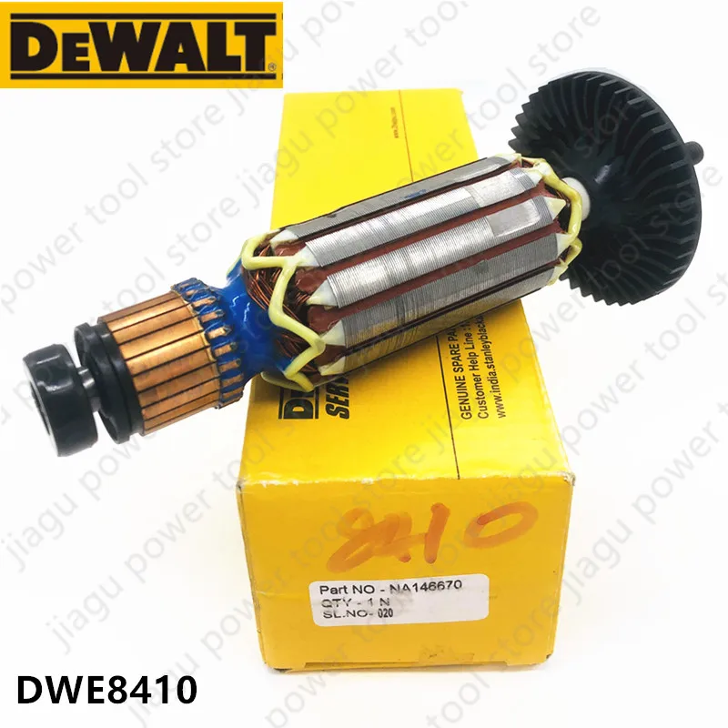 Якорь 220-230 В ротор для Dewalt DWE8410 NA146670 N490496 DWE46105 DWE4277 DWE4238 DWE8421 DWE8420 DWE4238