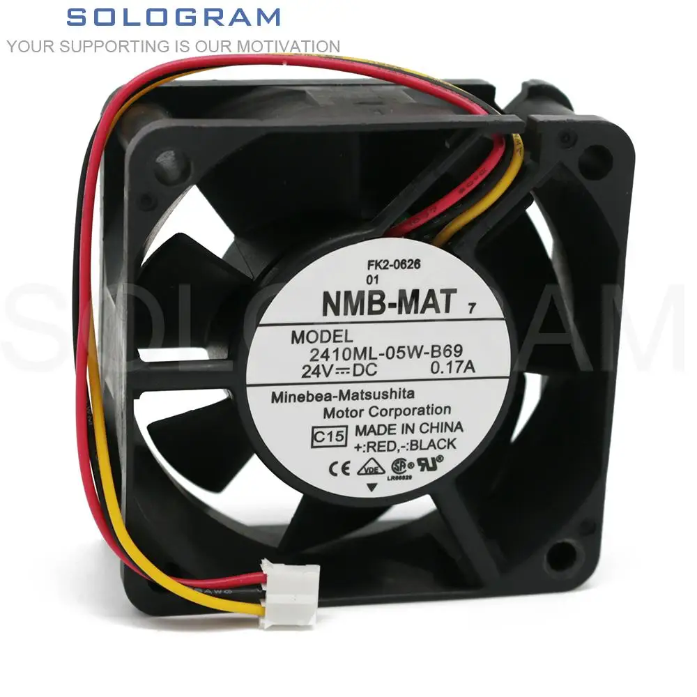 

1 шт. Совершенно новый для NMB minбела 2410ML-05W-B69 FK2-060601 DC24V 0.17A 9025 90*90*25 мм 3Pin кабель инвертор Охлаждающий вентилятор
