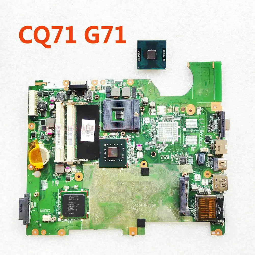 578701-001 для ноутбука HP G71 DA00P6MB6D0 CQ71 G71 материнская плата для ноутбука GM45 DDR2 Бесплатный ЦП 578701-001 для ноутбука HP G71 DA00P6MB6D0 CQ71 G71 материнская плата для ноутбука GM45 DDR2 Бесплатный ЦП