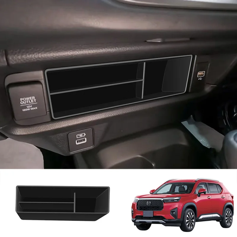 

Для HONDA WR-V WRV DG5 series 2024 2025 ящик для хранения на центральную панель управления Обложка сортировочные и органайзерные коробки аксессуары для интерьера