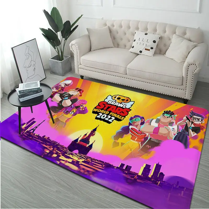 Game B-Brawl Kitchen Mat Washable Non-Slip Living Room Sofa Chairs Area Mat Kitchen Bedside Area Rugs images - 6