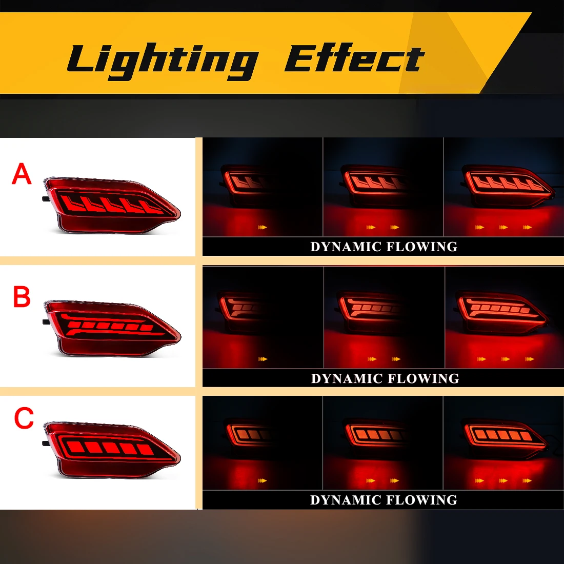 Светодиодный отражатель заднего бампера для Toyota RAV4 2013 2014 2015 предупреждение о