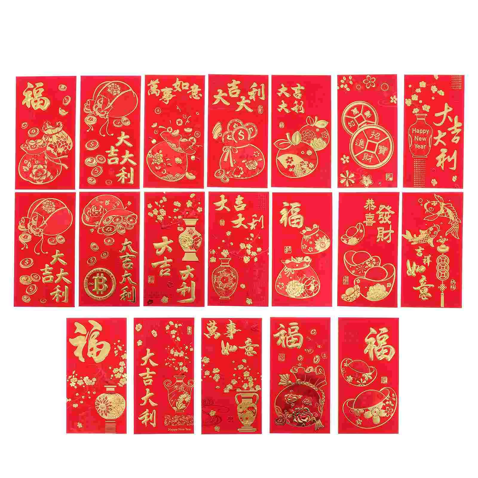 

Red Year Envelopes Chinese New Money Envelope Festival Spring Hong Bao Lucky Packet Hongbao Pocket Packets Giftlunar