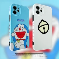 bandai cute anime doraemon phone case for iphone 7 8 13 12 pro max 11 plus x xs max xr cover