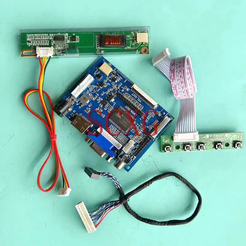 

For LP141X13 HT14X19 HT14X1B Laptop Monitor Screen Controller Board Kit LVDS 30 Pin 1CCFL 14.1" AV VGA HDMI-Compatible 1024*768