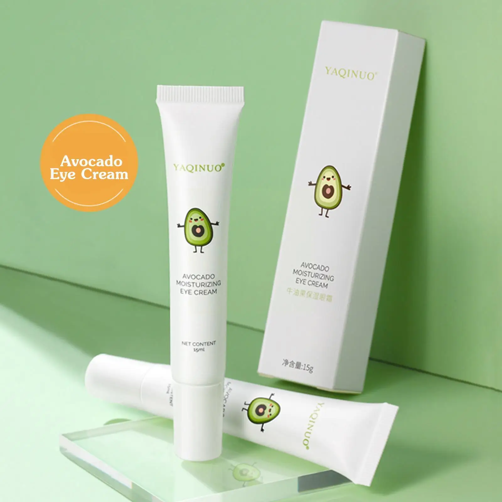 

Avocado Moisturizing Eye Cream Whitening Dark Circles Eye Serum Anti Removal Moisturizing Fade Eye Wrinkle Care Bags Bright K0N6