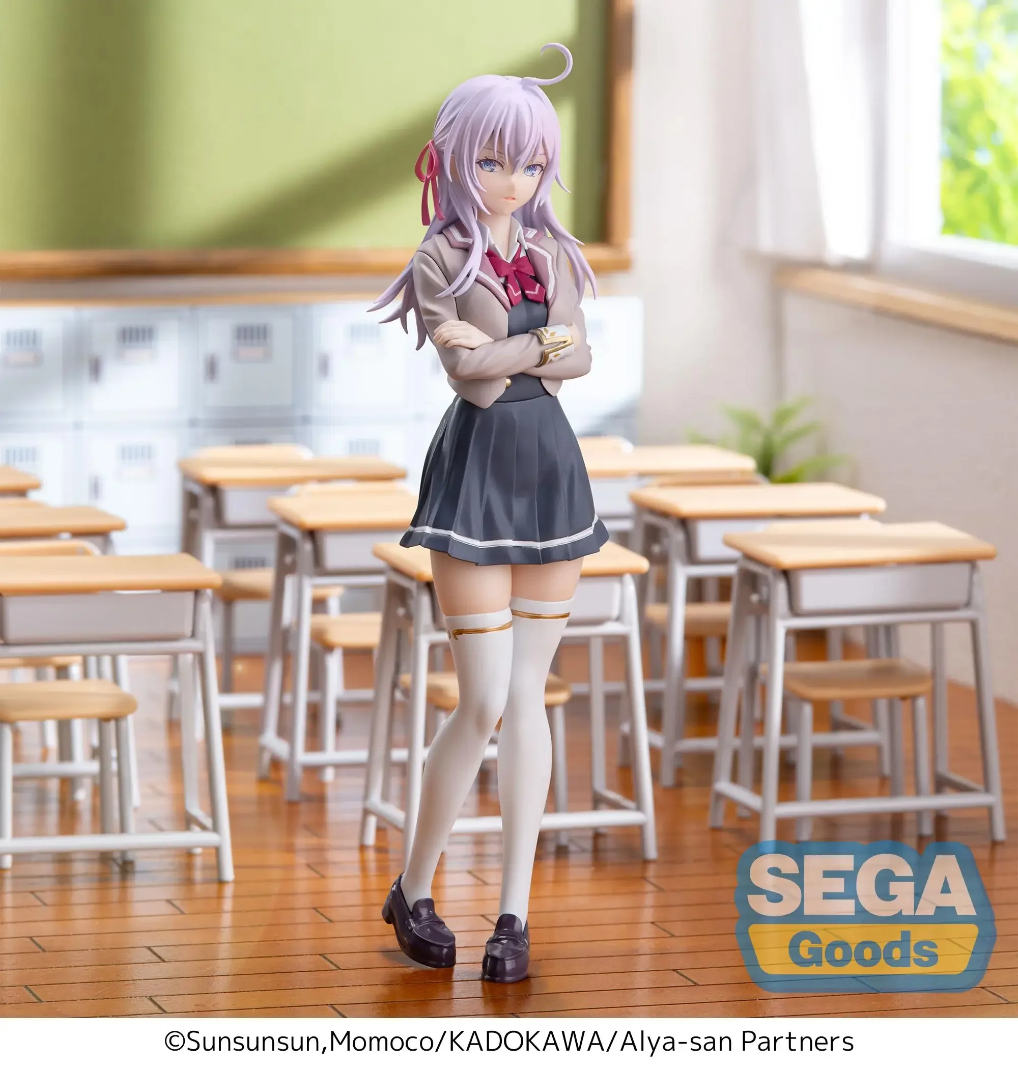 Оригинальная аниме-фигурка SEGA Luminasta Alya Sometimes Hides Her Feelings in Russian Alisa Michaiova Kujou