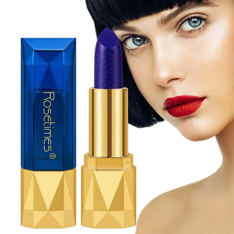 Blue Shimmer Lipstick Magic Blue Lipstick Color Changing Changing Lipstick LTinted Lip BalmBlue Changed Into Pink Moisturizer La