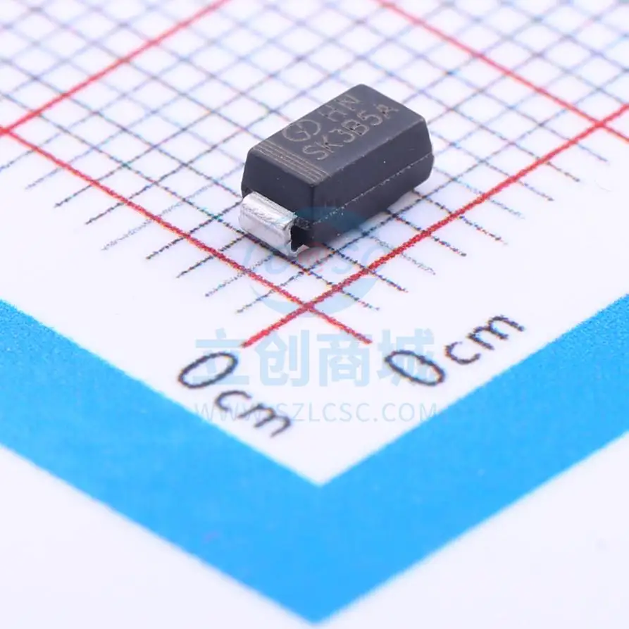 

free shipping 150V 3A 850mV@3A SK3B5A50pcs