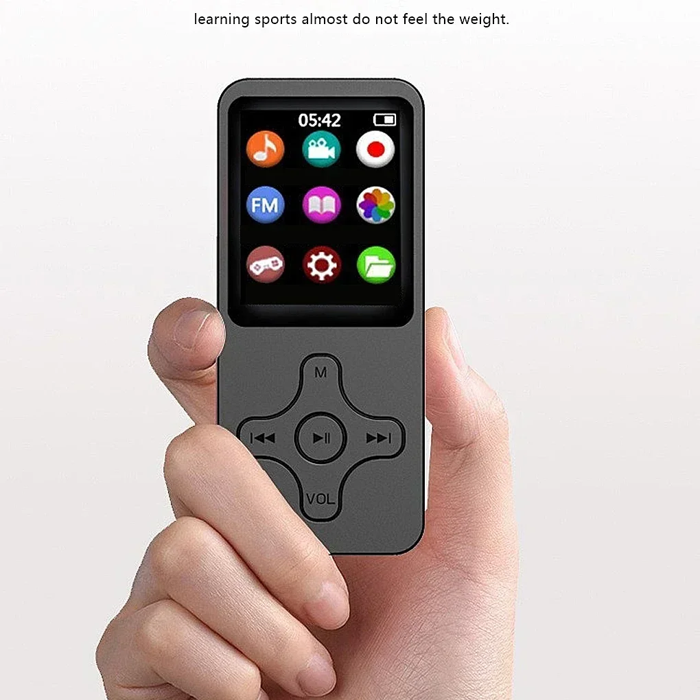 Мини-MP3-плеер Bluetooth-совместимый динамик Hi-Fi музыкальный Портативный Walkman с радио
