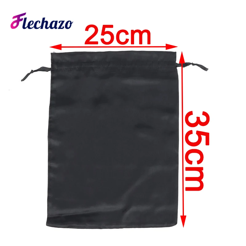 50 шт. атласная сумка для парика оптовая продажа наращивания волос мягкая с