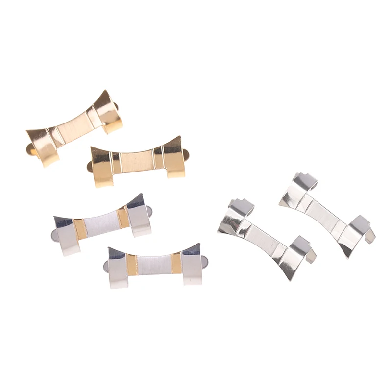 

Ремешок из нержавеющей стали для наручных часов, сменный Браслет с изогнутым концом, 19 мм/20 мм/21 мм/22 мм/23 мм/24 мм, 2 шт.