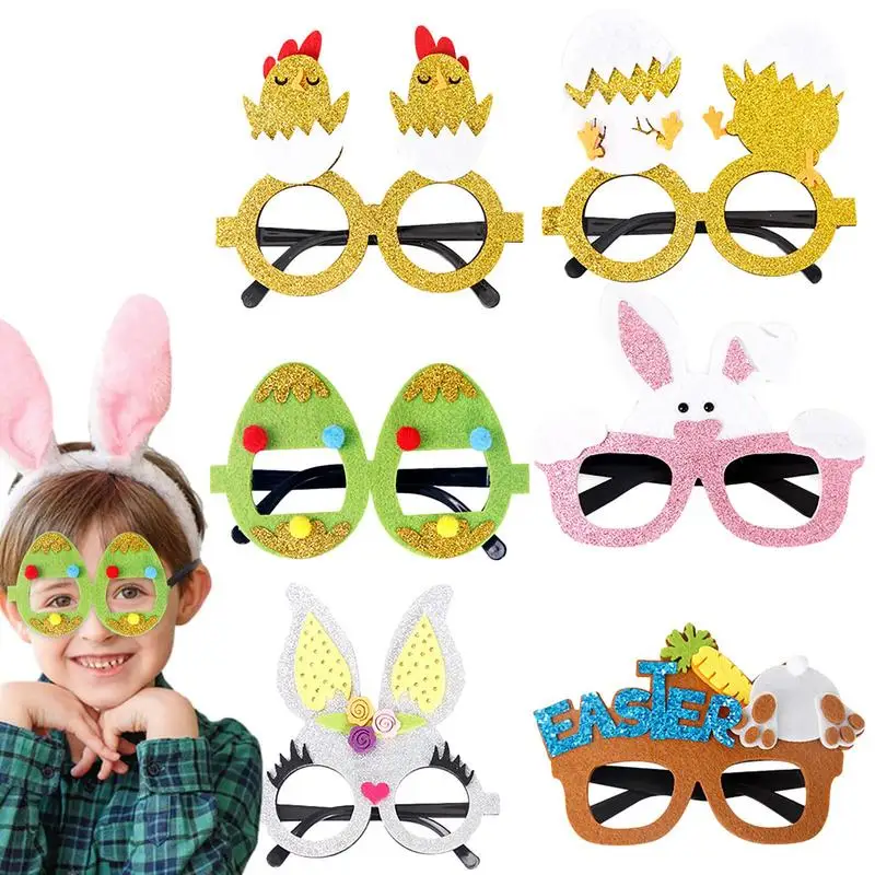 

6 шт., пасхальные вечерние ничные очки для детей и взрослых