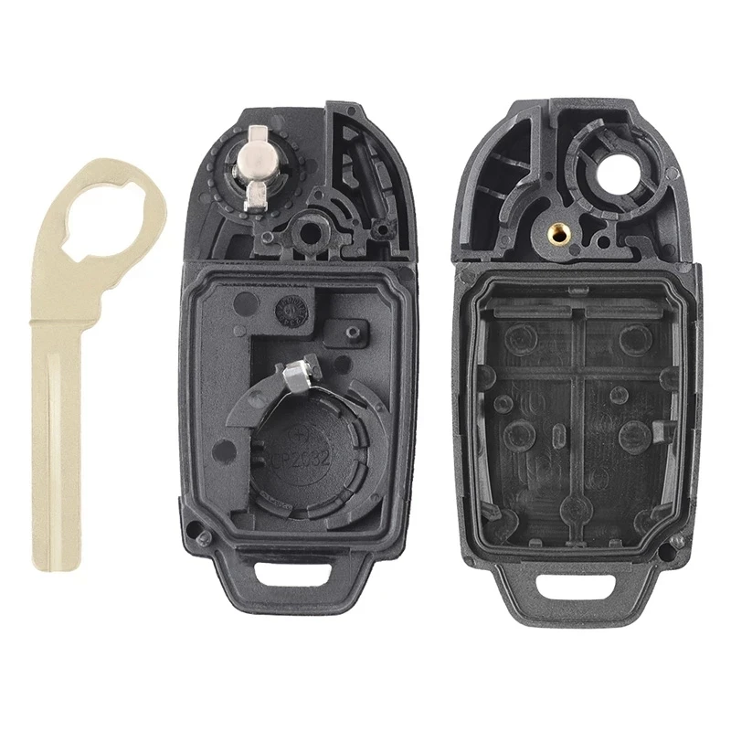 XNRKEY Replacement Flip Remote Car Key Shell Fob for Volvo S4 S60 S80 V70 XC70 XC90 C30 V50 2003-2014 4+1 5 Button Key Case images - 6