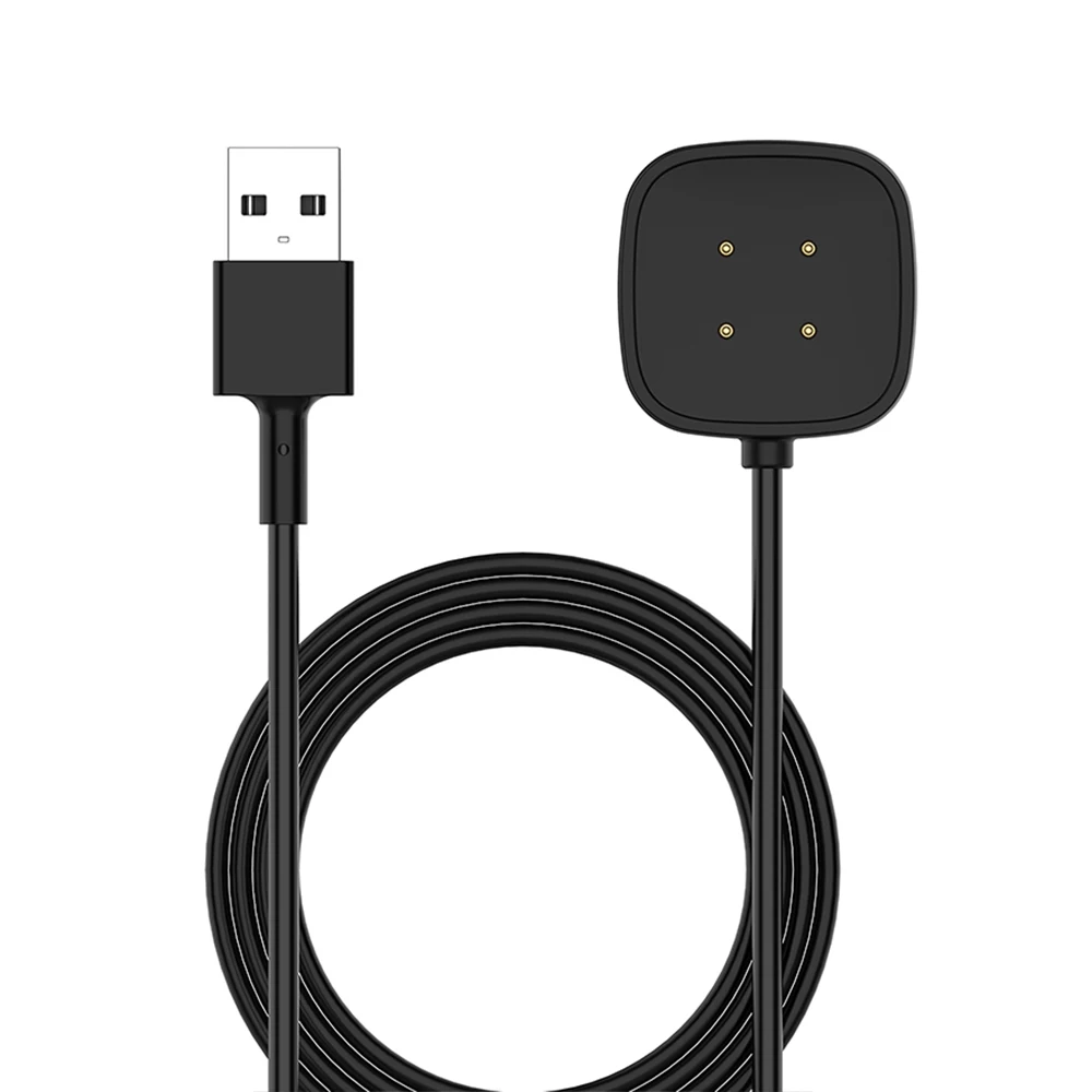 

Зарядное устройство для часов Fitbit Versa 4 3, 1 м, USB-кабель для зарядки, док-станция для Fitbit Sense 2