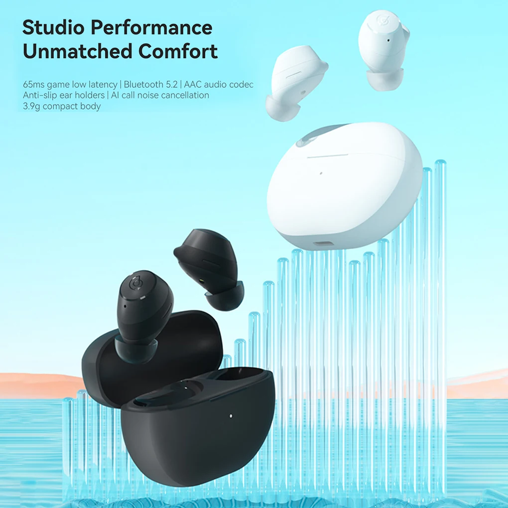 

HAYLOU GT1 2022 TWS Dual-master V5.2 Bluetooth Earphones Wireless Headphones 20h Battery Life Magnetic Body AAC Audio Earbuds
