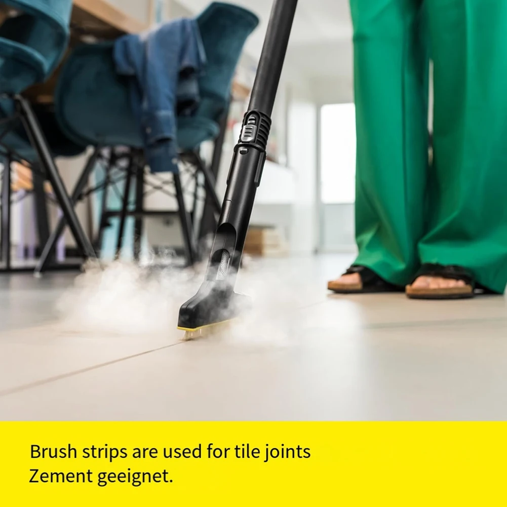Фото Аксессуары для пароочистителей Karcher SC1-5, набор щеток для чистки швов Karcher XXL, удобная щетка для очистки швов. №3