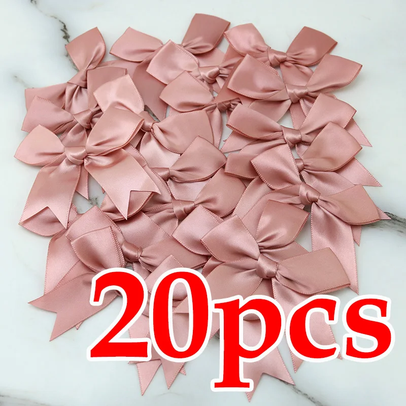 Розовые атласные банты RIBBON HOUSE 20 шт