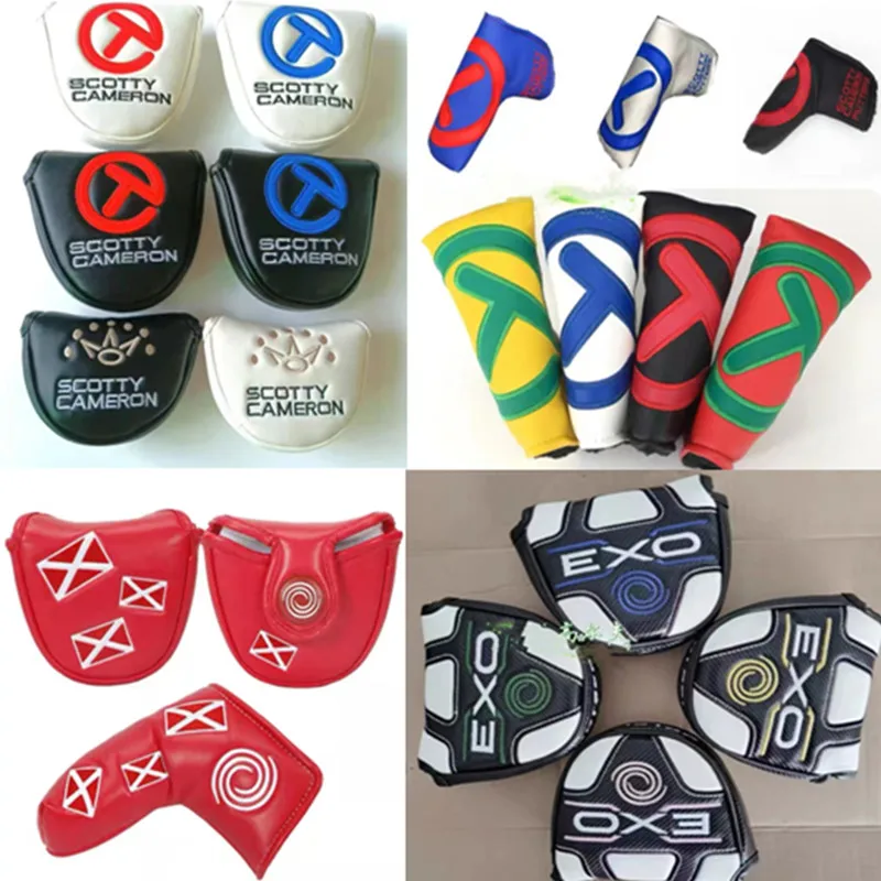 

For Golf Magnet Closure Blade Putters Head Cover Side Shaft Club Cap Cover Golf accessories