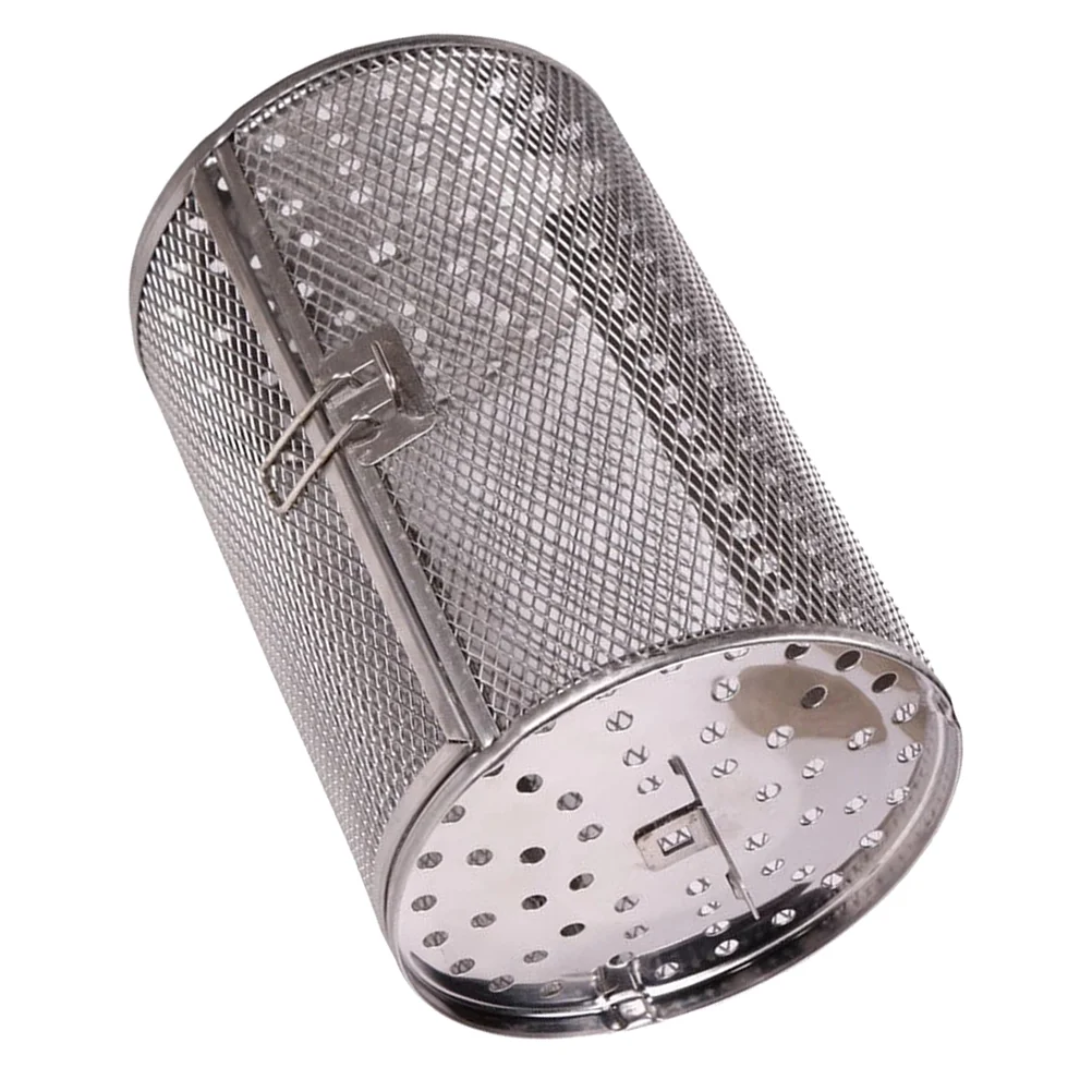 

Basket Rotisserie Grill Oven Cage Roaster Drum Bbq Air Steel Roast Baking Stainless Replacement Fryer Rolling Rotating Grilled
