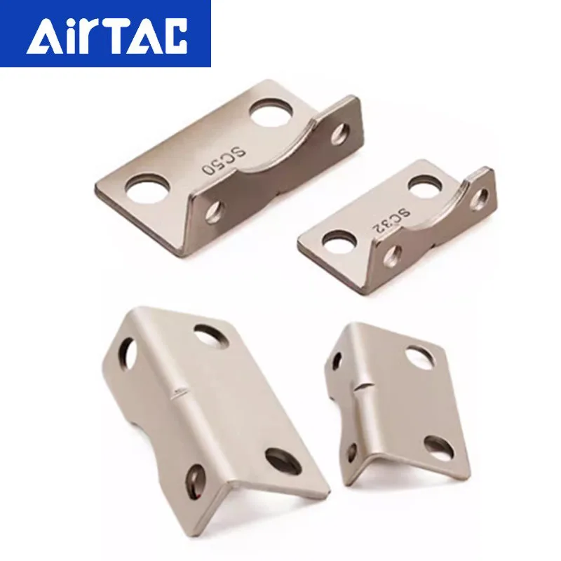 Фото AirTAC оригинальные аксессуары для кронштейна цилиндра SC/SU F-SC32/40/50/63/80CA/CB/FA/LB с одним двойным ухом, фланцевая пластина №4